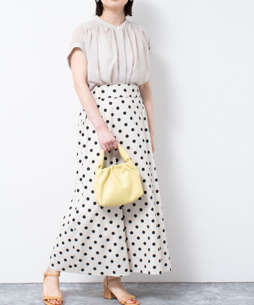 「NOLLEY'S」 半袖ブラウス FREE ライトグリーン レディース_画像2