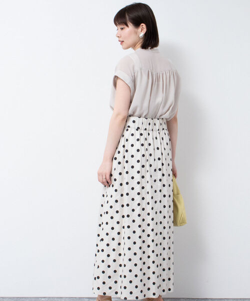 「NOLLEY'S」 半袖ブラウス FREE ライトグリーン レディース_画像5