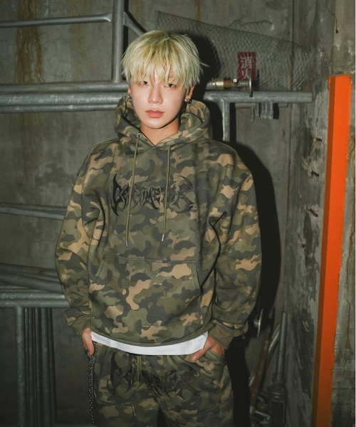 centimeter（センチメーター） パーカー Tribal logo hoodie メンズ