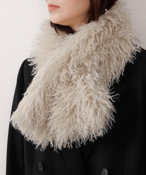 【katie】プードル マフラー ティペット 黒 美品 Katieのフリマアイテム一覧