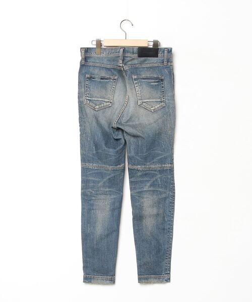 5351 POUR LES HOMMES ダメージ加工デニムパンツ 1 ブルー メンズ