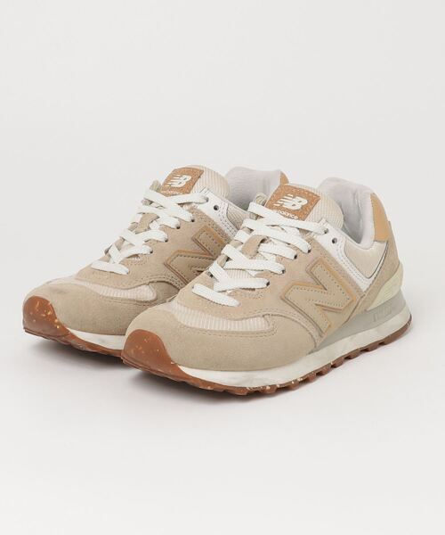 New Balance（ニューバランス） ローカットスニーカー 22.5cm ベージュ