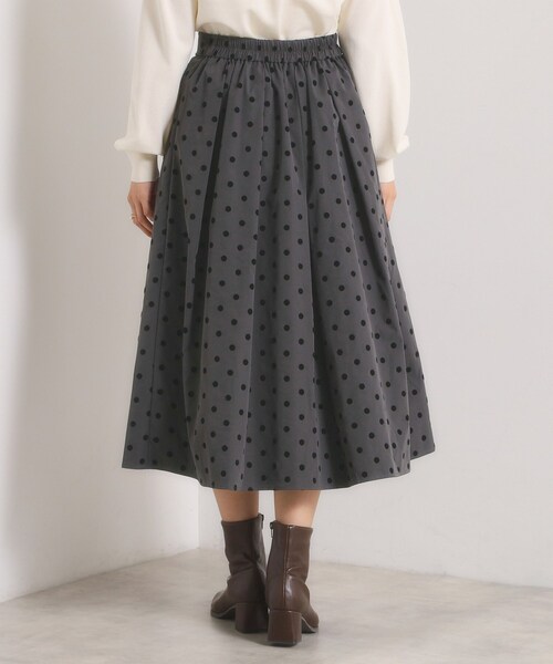 ITS'DEMO（イッツデモ） スカート 「手洗い可」フロッキードット