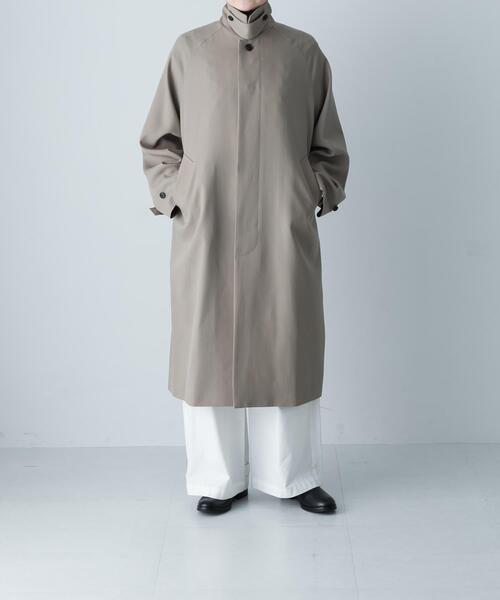 かぐれ コート アウター ウーステッドウールコート レディース