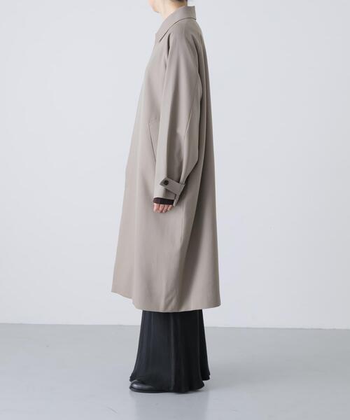 かぐれ コート アウター ウーステッドウールコート レディース