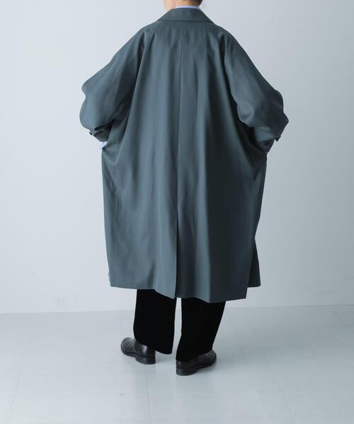 かぐれ コート アウター ウーステッドウールコート レディース