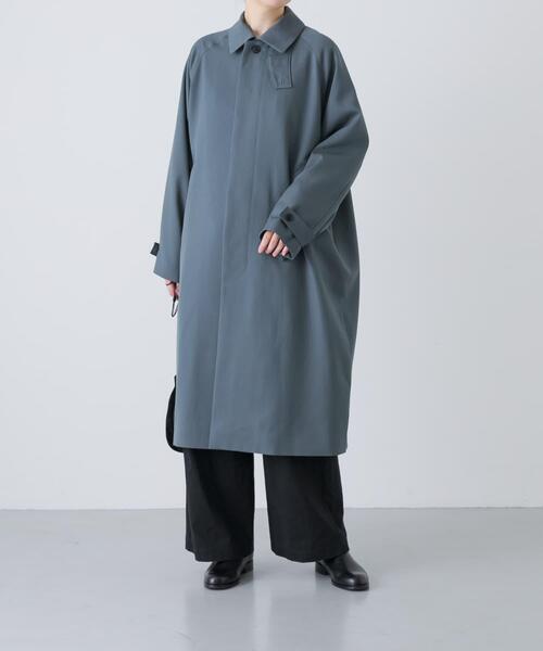 かぐれ コート アウター ウーステッドウールコート レディース