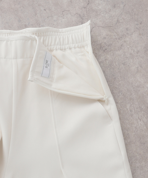 「SLOBE IENA」 イージーパンツ 36 ホワイト レディース_画像4