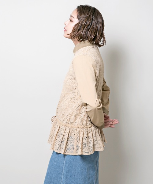 「MILLION CARATS」 ブルゾン FREE ネイビー レディース_画像4