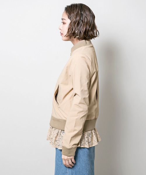 「MILLION CARATS」 ブルゾン FREE ネイビー レディース_画像5