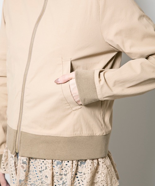 「MILLION CARATS」 ブルゾン FREE ネイビー レディース_画像6