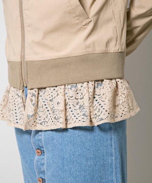 「MILLION CARATS」 ブルゾン FREE ネイビー レディース_画像8