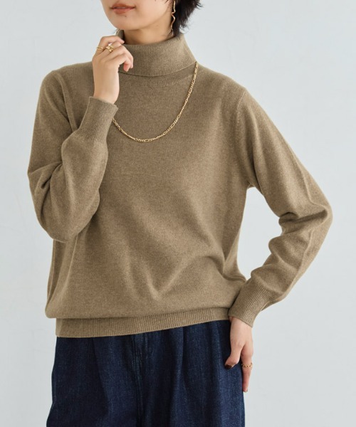 RASW（ラス） ニット セーター カシミヤタートルネックニット