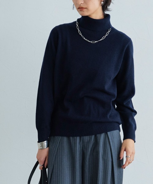 RASW（ラス） ニット セーター カシミヤタートルネックニット