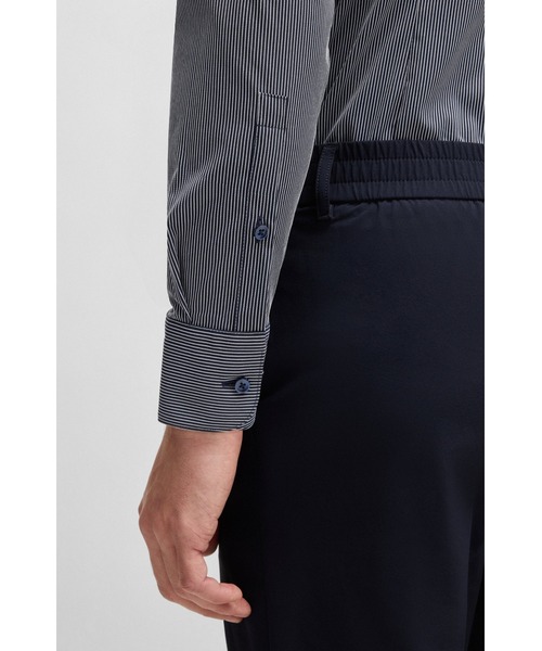 BOSS（HUGO BOSS） シャツ スリムフィットシャツ ストライプ