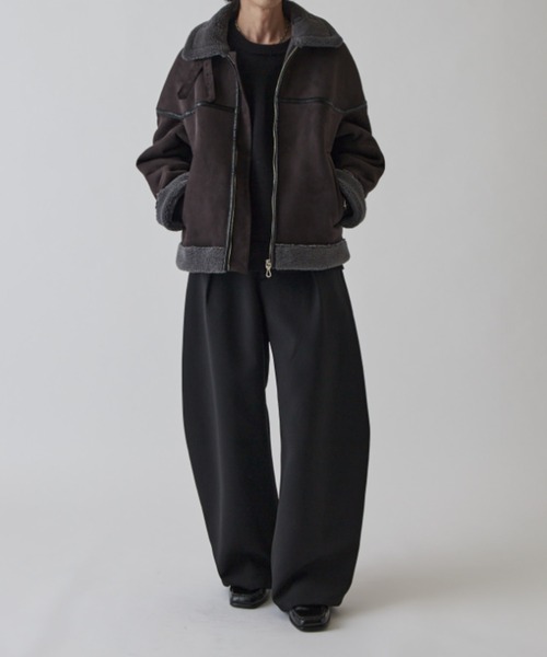 Lui's（ルイス） ブルゾン アウター フェイクムートンブルゾン メンズ