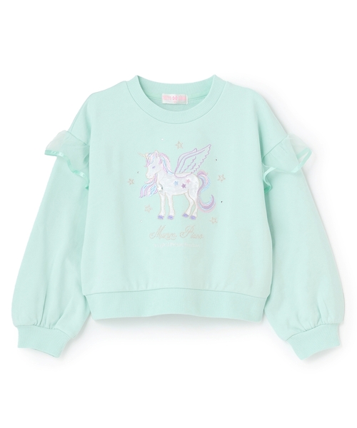 mezzo piano トレーナー エンジェルアニマル トレーナー キッズ 子供服