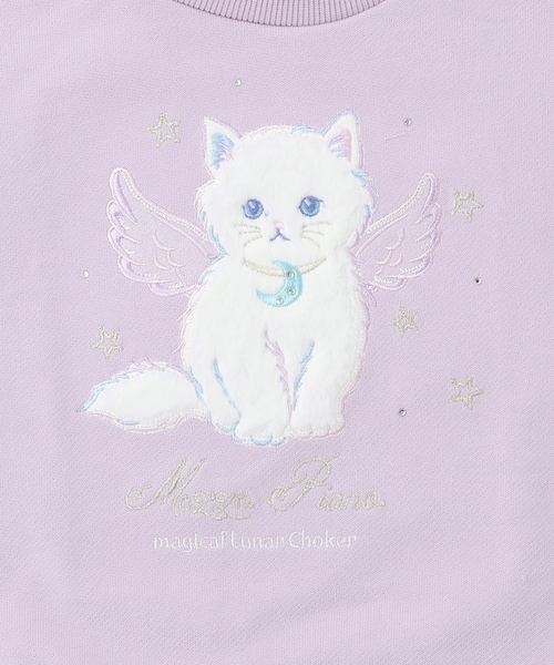 mezzo piano トレーナー エンジェルアニマル トレーナー キッズ 子供服