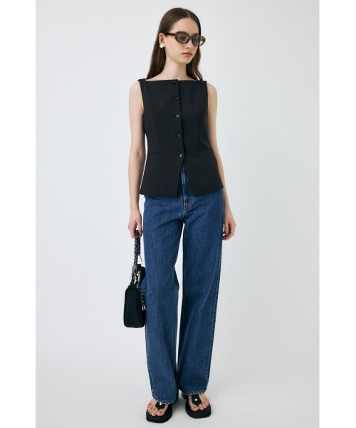ジーンズ デニム デニムパンツ HIGH WAIST STRAIGHT レディースの画像