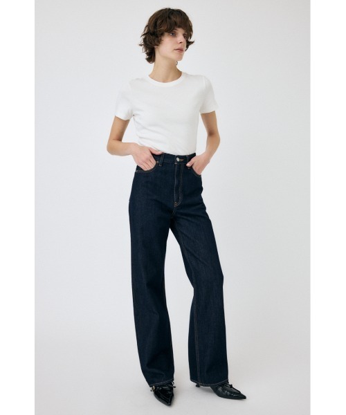 ジーンズ デニム デニムパンツ HIGH WAIST STRAIGHT レディースの画像