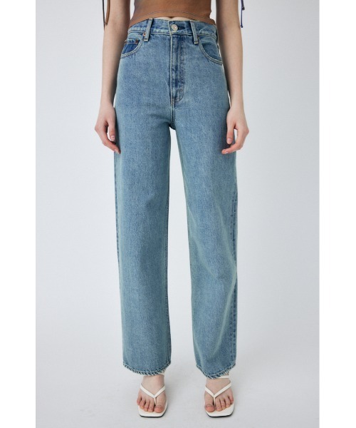 ジーンズ デニム デニムパンツ HIGH WAIST STRAIGHT レディースの画像