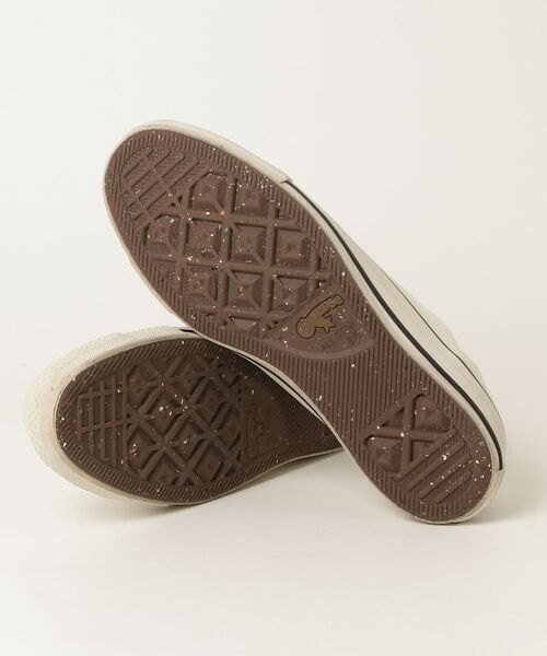 「CONVERSE」 ローカットスニーカー 27.0cm アイボリー レディース_画像3