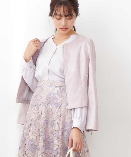 「PROPORTION BODY DRESSING」 ブルゾン SMALL ピンク レディース_画像2