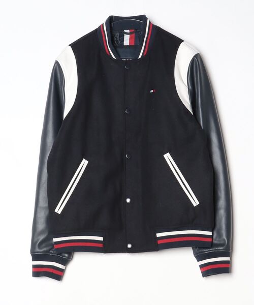 トミーヒルフィガー   ネイビー スタジャン Ｍサイズ TOMMY HILFIGER（トミー・ヒルフィガー） スタジャン M ネイビー