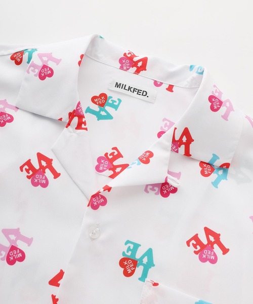 「MILKFED.」 半袖シャツ ONE SIZE ホワイト レディース_画像7