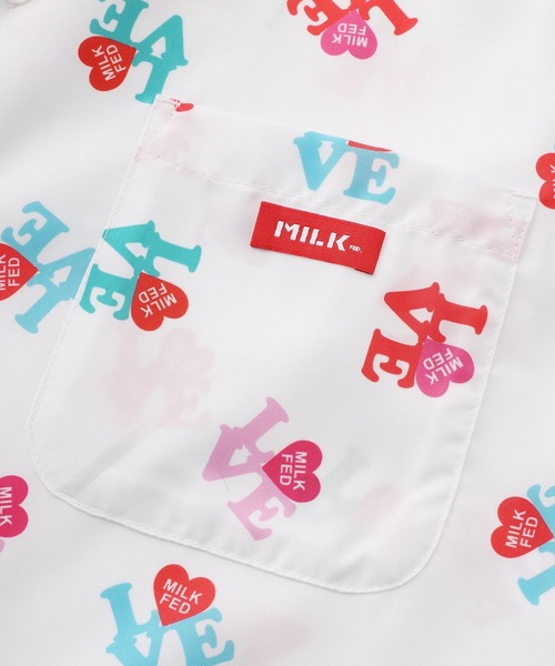 「MILKFED.」 半袖シャツ ONE SIZE ホワイト レディース_画像9