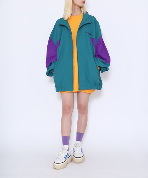 「PUNYUS」 ナイロンブルゾン 3 ブルー レディース_画像6