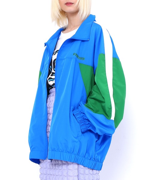 「PUNYUS」 ナイロンブルゾン 3 ブルー レディース_画像7