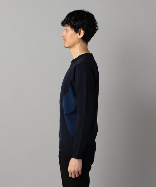 COMME CA MEN（コムサメン） セーター ニット アーガイル柄 クルー