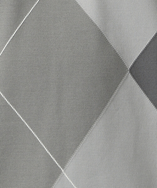 COMME CA MEN（コムサメン） セーター ニット アーガイル柄 クルー