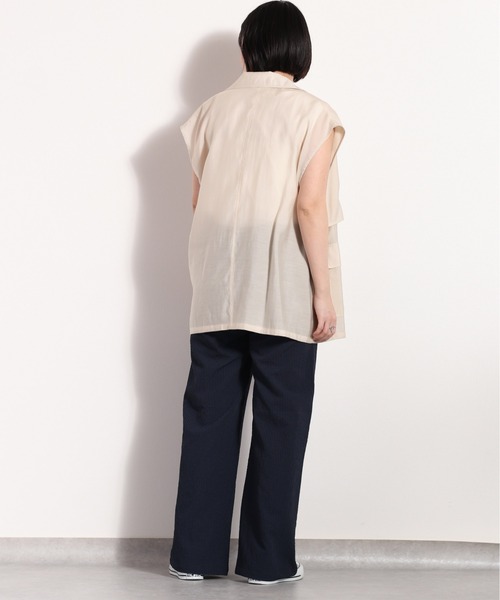 「cepo」 パンツ S ブラック×ホワイト レディース_画像6