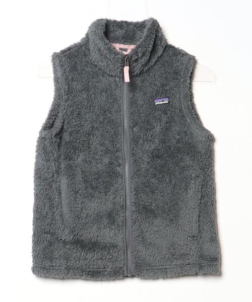 Patagonia グレー ダウンベスト　XL レディース patagonia（パタゴニア） ファーベスト X-LARGE グレー レディース