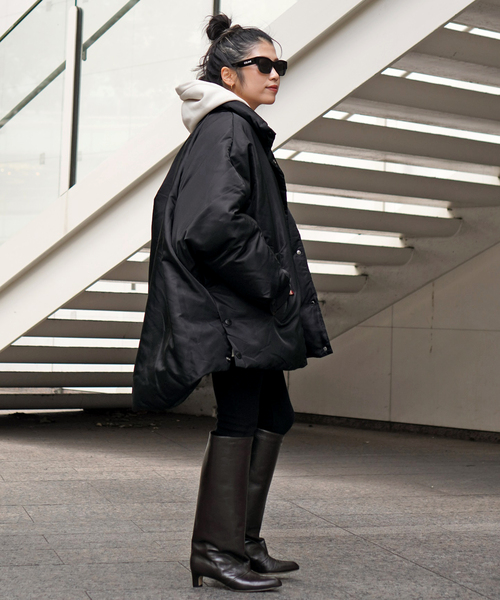 AP STUDIO ダウンコート ダウンジャケット 「BERENICE」ブラック