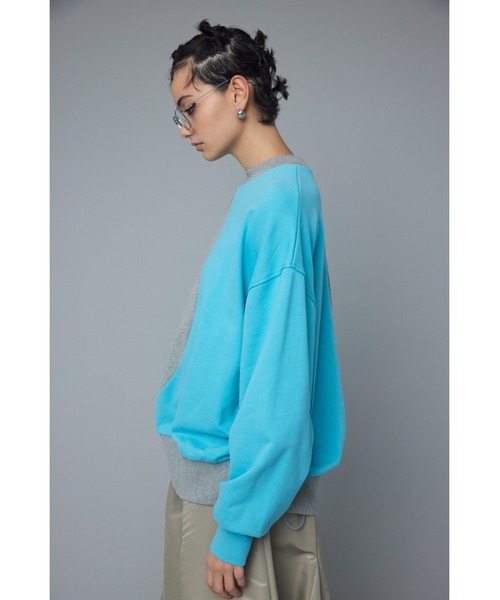 ヘリンドットサイ HeRIN.CYE ［予約］Pull over tops （柄BLU5