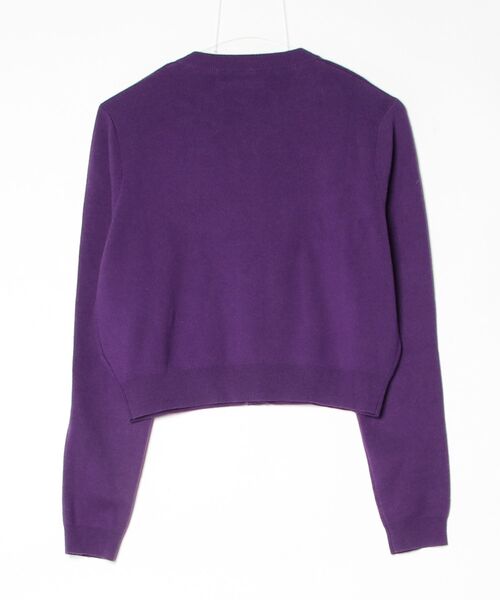 CABaN（キャバン） ニットカーディガン X-SMALL ダークパープル