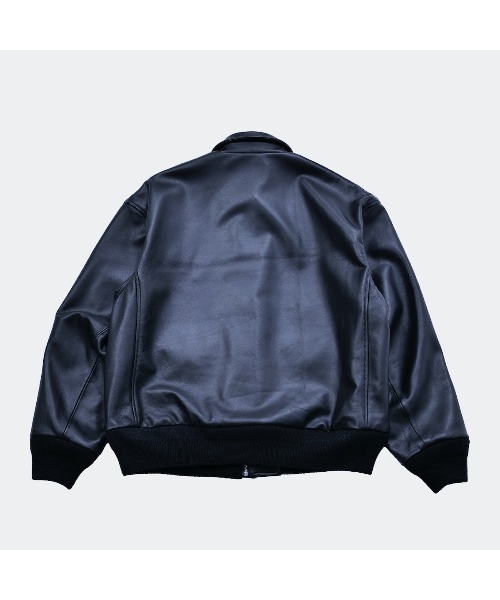 革ジャン ライダース APPLEBUM A-2 Leather Jacket（アップルバム A-2 レザー ジャケット） メンズの画像