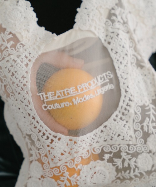THEATRE PRODUCTS（シアタープロダクツ） トートバッグ チュールレース