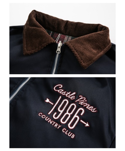 mushwear（マッシュウェア） ブルゾン アウター 1986刺繍 リバーシブル