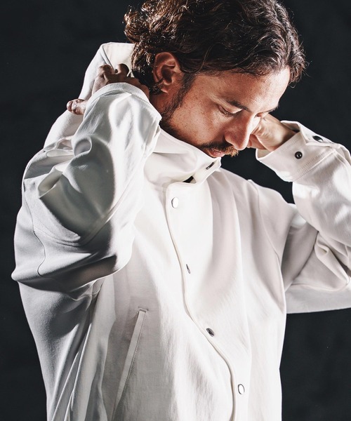 wjk reluxe コート ジャケット mj11338-stretch dot button parka