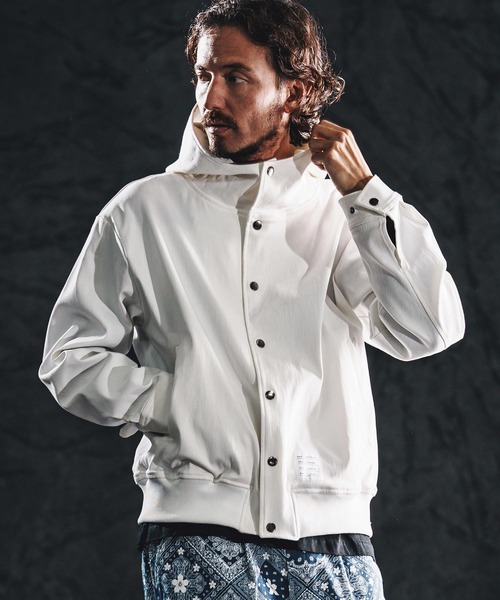 wjk reluxe コート ジャケット mj11338-stretch dot button parka