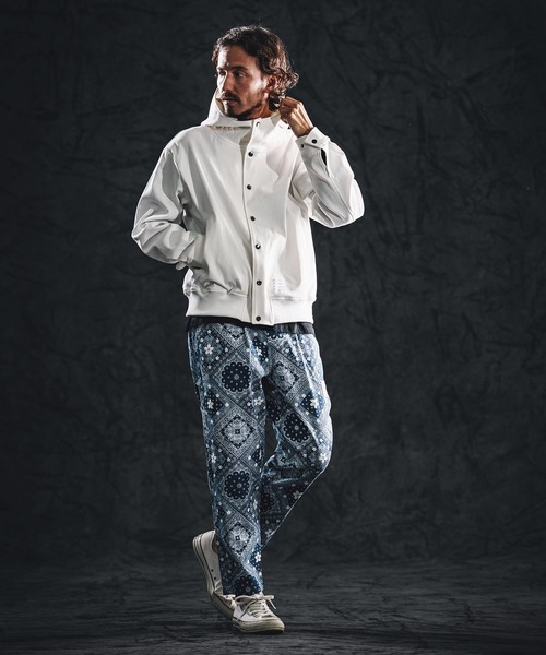 wjk reluxe コート ジャケット mj11338-stretch dot button parka