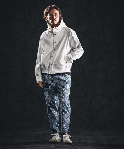 wjk reluxe コート ジャケット mj11338-stretch dot button parka