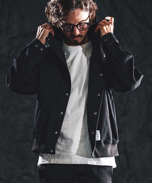wjk reluxe コート ジャケット mj11338-stretch dot button parka