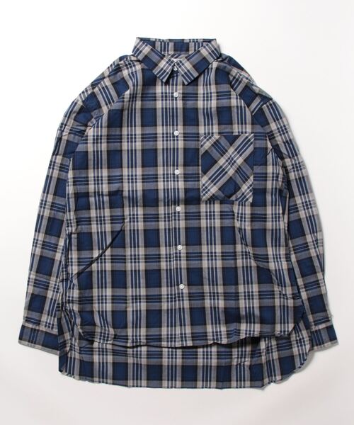 「STYLEBLOCK」 「BARCEDOS」長袖シャツ L レッド メンズ_画像3