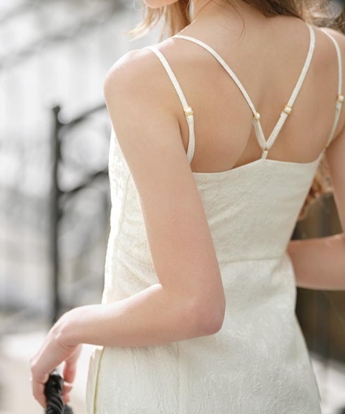 LUDICRUM（ルーディクルム） ワンピース Flower jacquard cami dress