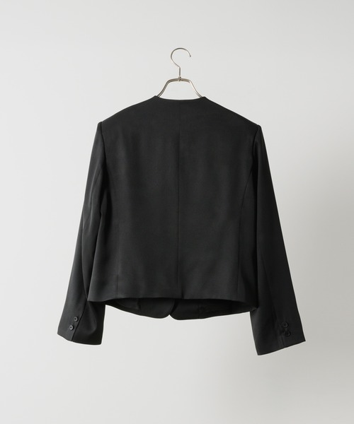 FEKETE（フェケテ） ノーカラージャケット MEDIUM グレー レディース